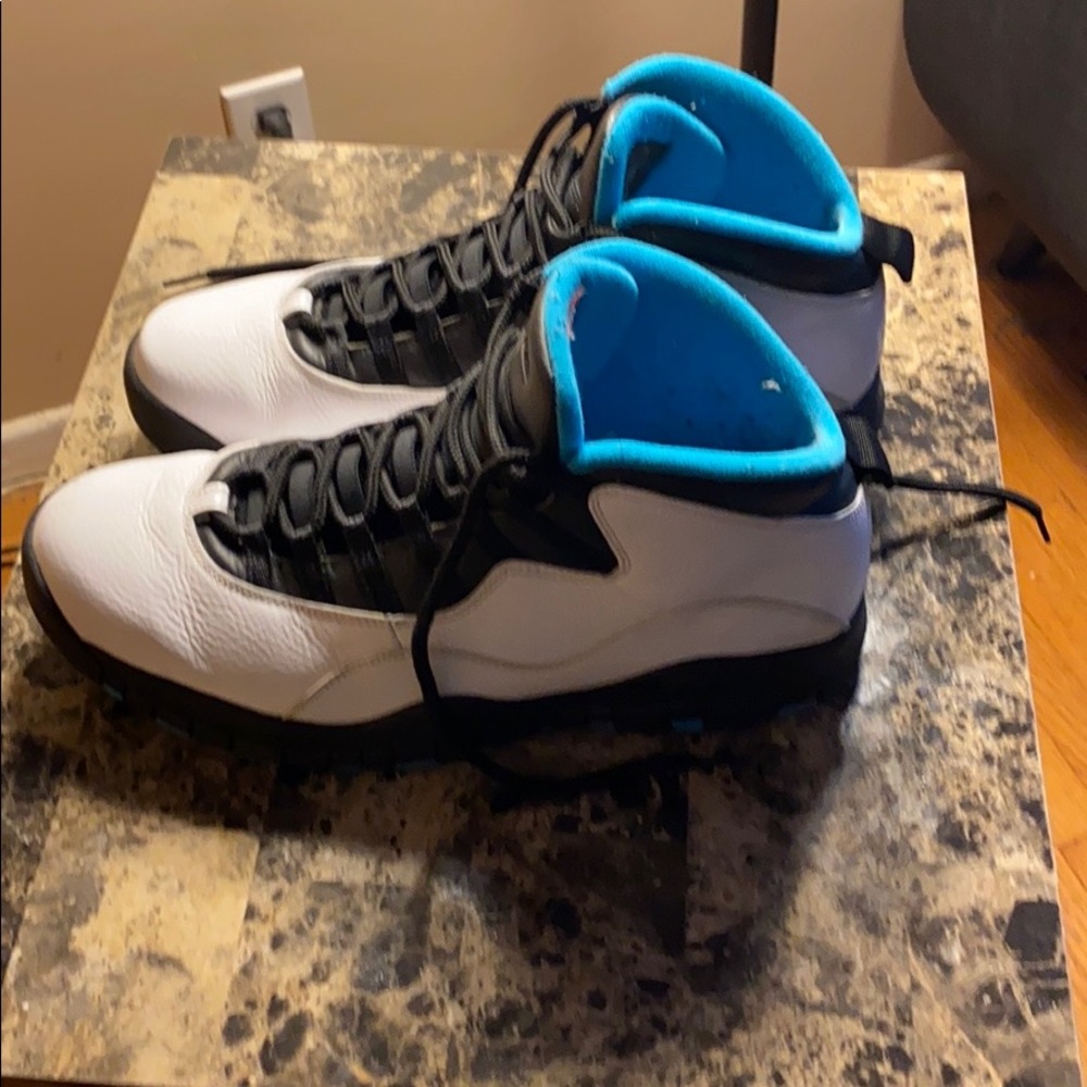 These are some Jordan 10 Powder blue.